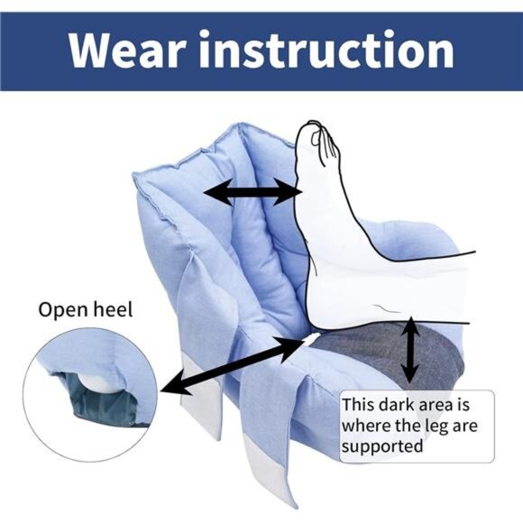Heel Protectors Remove Pressure and Bedsores for Healing Therapy - Picture 2 of 7